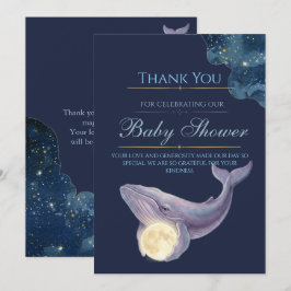 Tarjeta de agradecimiento para baby shower Celesti