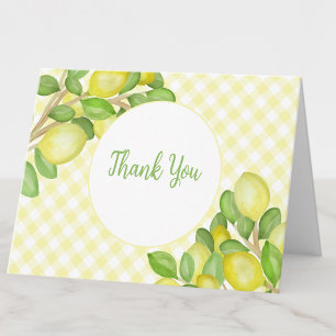 Tarjeta de agradecimiento para baby shower de acua