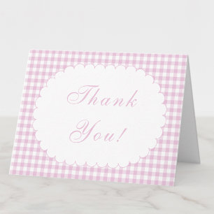 Tarjeta de agradecimiento para baby shower de Blus