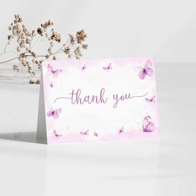 Tarjeta de agradecimiento para baby shower de Butt (Subido por el creador)