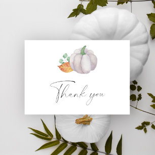 Tarjeta de agradecimiento para baby shower de cala