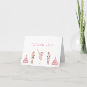 Tarjeta de agradecimiento para baby shower de Casc