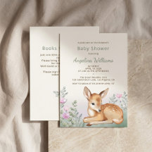 Tarjeta de agradecimiento para baby shower de cier