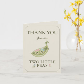 Tarjeta de agradecimiento para baby shower de geme