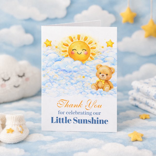 Tarjeta de agradecimiento para baby shower de Osit (Subido por el creador)
