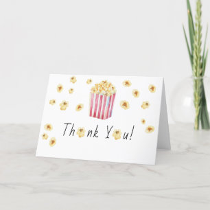 Tarjeta de agradecimiento para baby shower de palo