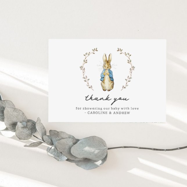 Tarjeta de agradecimiento para baby shower de Pete (Subido por el creador)