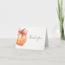 Tarjeta de agradecimiento para Baby Shower de una