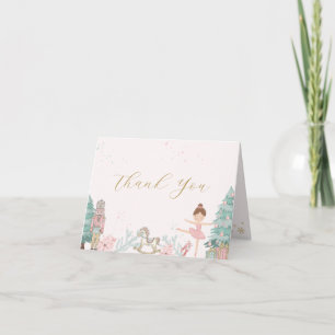 Tarjeta de agradecimiento para baby shower del Cas
