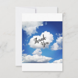 Tarjeta de agradecimiento para baby shower Heart C