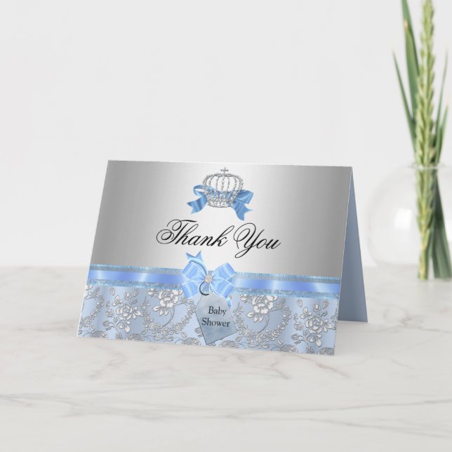 Tarjeta de agradecimiento para Baby Shower Little  (Anverso)