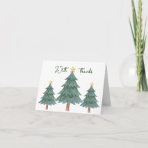 Tarjeta de agradecimiento para baby shower Merry L