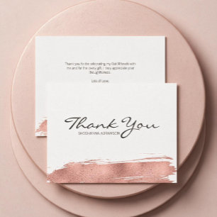 Tarjeta de agradecimiento para Bat Mitzvah con pin