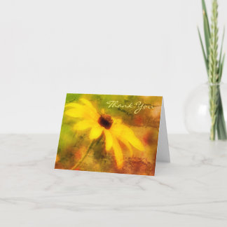 Tarjeta de agradecimiento para Black Eyed Susan Da