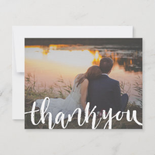Tarjeta de agradecimiento para Boda de fotografías