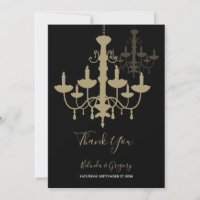 Tarjeta de agradecimiento para Boda de la lámpara
