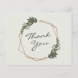 Tarjeta de agradecimiento para Boda de presupuesto