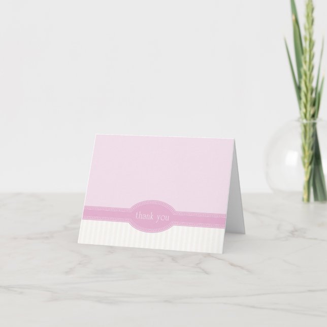 Tarjeta de agradecimiento para boda o fiesta de re (Anverso)