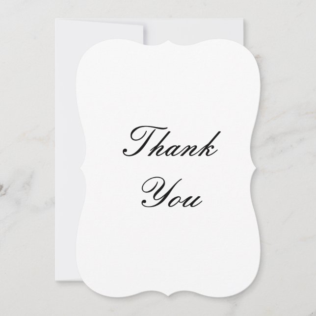 tarjeta de agradecimiento para bodas (Anverso)