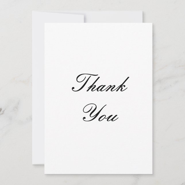 tarjeta de agradecimiento para bodas (Anverso)