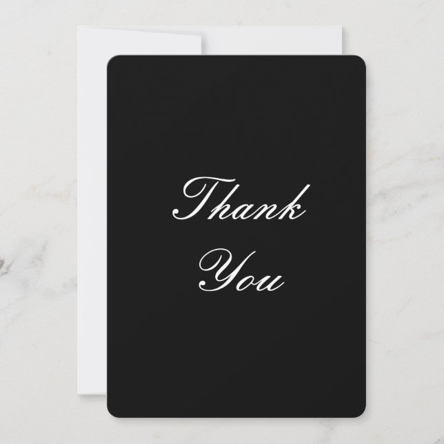 tarjeta de agradecimiento para bodas (Anverso)