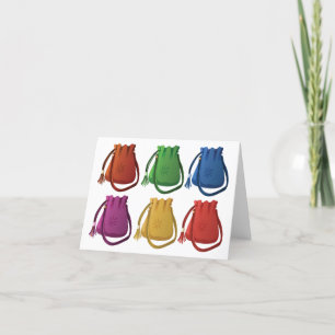Tarjeta de agradecimiento para bolsos de mano de s