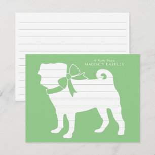 Tarjeta de agradecimiento para cachorro de perro P