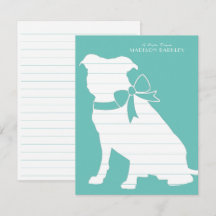 Tarjeta de agradecimiento para cachorro de perro P