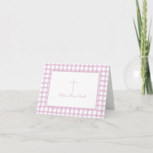 Tarjeta de agradecimiento para celebración de dedi