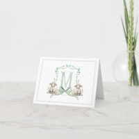 Tarjeta de agradecimiento para cordero verde del s