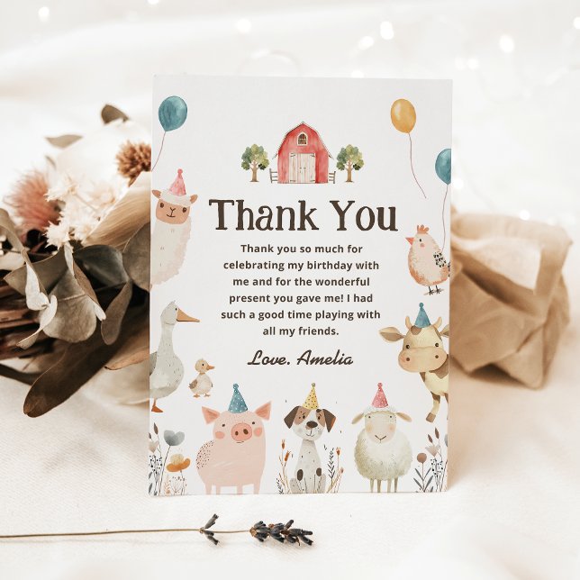 Tarjeta de agradecimiento para cumpleaños de anima (Subido por el creador)