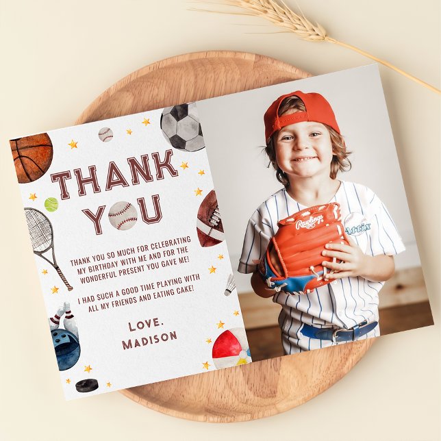Tarjeta de agradecimiento para cumpleaños de Boy S (Subido por el creador)