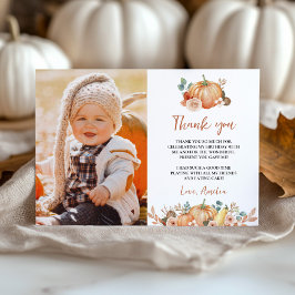 Tarjeta de agradecimiento para cumpleaños de niños