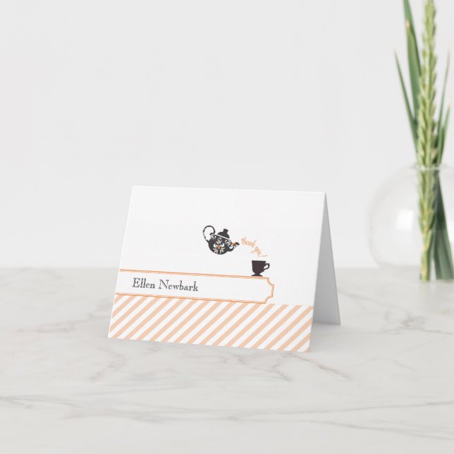 Tarjeta de agradecimiento para despedida de solter (Anverso)