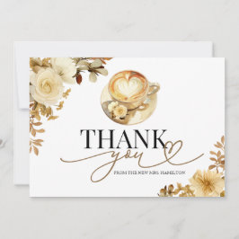 Tarjeta de agradecimiento para despedida de solter