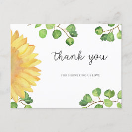 Tarjeta de agradecimiento para despedida de solter