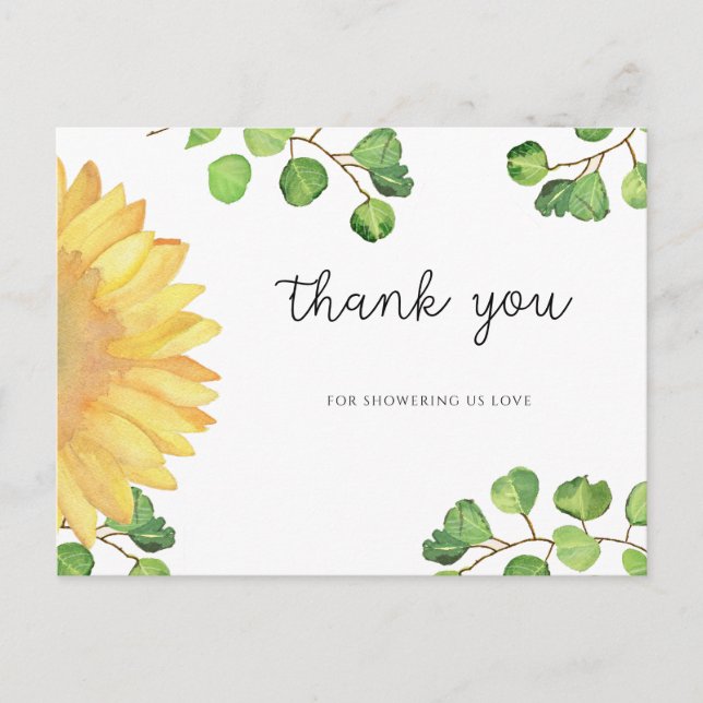 Tarjeta de agradecimiento para despedida de solter (Anverso)