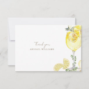 Tarjeta de agradecimiento para despedida de solter