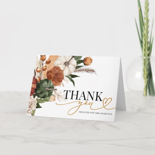 Tarjeta de agradecimiento para despedida de solter (Anverso)
