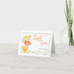 Tarjeta de agradecimiento para despedida de solter