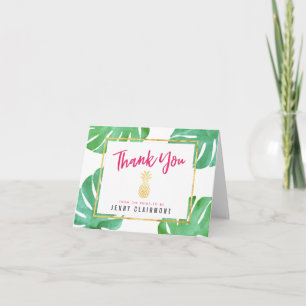 Tarjeta de agradecimiento para despedida de solter