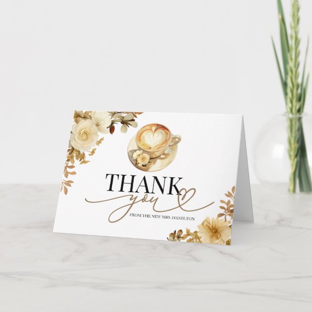 Tarjeta de agradecimiento para despedida de solter (Anverso)