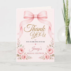 Tarjeta de agradecimiento para despedida de solter
