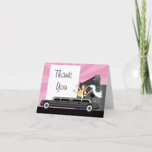 Tarjeta de agradecimiento para despedida de solter