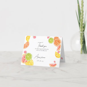 Tarjeta de agradecimiento para despedida de solter