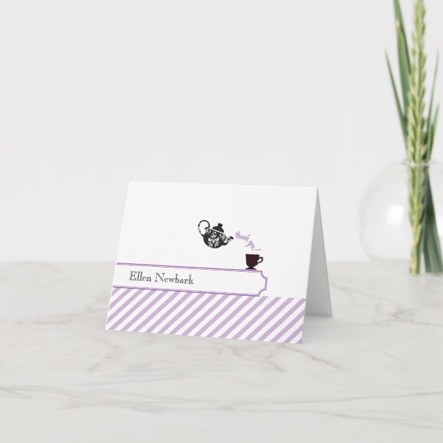 Tarjeta de agradecimiento para despedida de solter (Anverso)