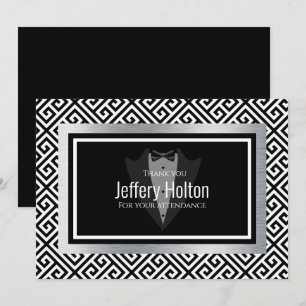 Tarjeta de agradecimiento para despedida de solter