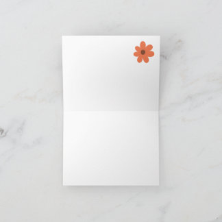 Tarjeta de agradecimiento para despedida de solter