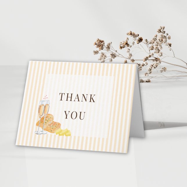 Tarjeta de agradecimiento para despedida de solter (Subido por el creador)