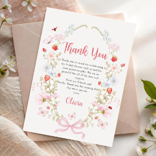 Tarjeta de agradecimiento para despedida de solter